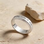 Hebrew Spinner Ring — Sterling Silver Custom Engraved Judaica Jewelry