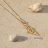Gold Israel map Shema pendant with white stone styling