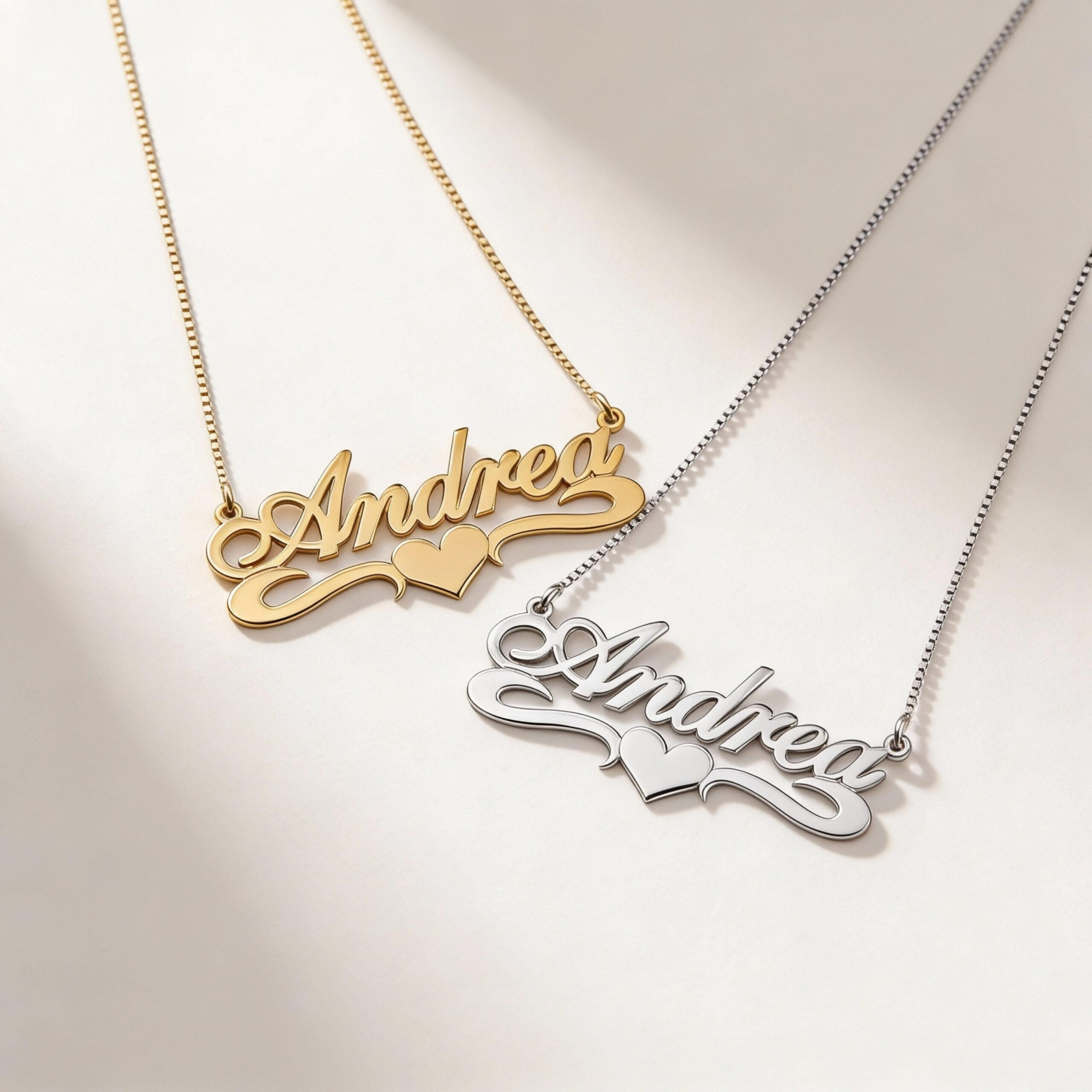 14K Gold Hebrew Name Necklace, Jewish Heart Nameplate, Bat Mitzvah Gift 14K Gold Hebrew Name Necklace, Jewish Heart Nameplate, Bat Mitzvah Gift