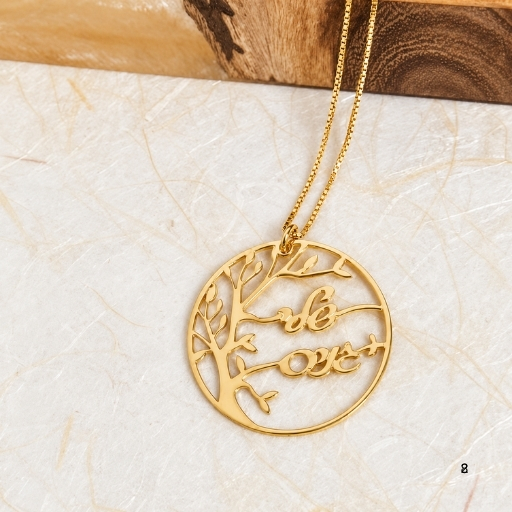 Family Tree Necklace with Names, Sterling Silver 30mm Pendant, Hebrew or English Engraving Family Tree Necklace with Names, Sterling Silver 30mm Pendant, Hebrew or English Engraving