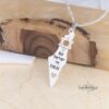 Am Yisrael Chai Israel Map Necklace — memorial pendant styled with olive wood