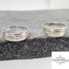 Two-tone Hebrew ring, handmade in Israel