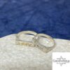 Sterling silver Hebrew name ring, handmade in Israel
