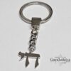 Chai keychain, handmade in Israel