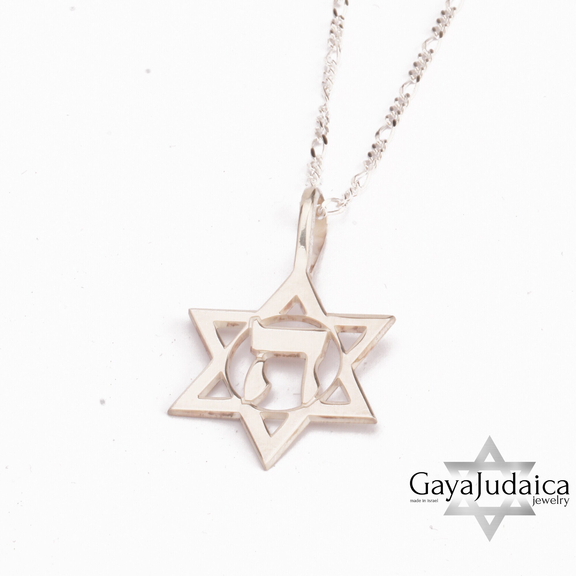 Star of David Hebrew Letter Heh (ה) Necklace, Kabbalah Jewish Jewelry, God's Name Symbol Star of David Hebrew Letter Heh (ה) Necklace, Kabbalah Jewish Jewelry, God's Name Symbol