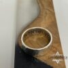 Hebrew Hammered Sterling Silver Wedding Band: Personalized Jewish Ring - handmade in Israel