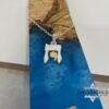 Layered two-tone Chai pendant, handmade in Israel