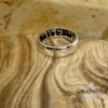 Hebrew Bible Verse Ring: Sterling Silver Wedding Band, Custom Message - handmade in Israel