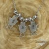 personalized gift for mom - Sterling Silver Hamsa Pendants with Cubic Zirconia and Children's Names. - handmade in Israel