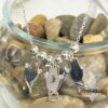 personalized gift for mom - Sterling Silver Hamsa Pendants with Cubic Zirconia and Children's Names. - handmade in Israel