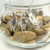 personalized gift for mom - Sterling Silver Hamsa Pendants with Cubic Zirconia and Children's Names. - handmade in Israel