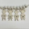 Handmade Boy & Girl Charm Necklace: Sterling Silver Mother's Jewelry- Mother's Day gifts - handmade in Israel