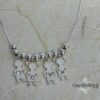 Handmade Boy & Girl Charm Necklace: Sterling Silver Mother's Jewelry- Mother's Day gifts - handmade in Israel