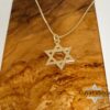 Dainty 14K Gold Star of David Necklace: Jewish Symbol Charm - handmade in Israel
