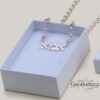 Personalized Hebrew nameplate necklace, handmade in Israel