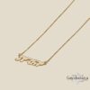 Custom Hebrew Name Necklace: Sterling Silver Jewish Jewelry, Handmade in Jerusalem-Mother's Day Gift - handmade in Israel