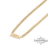 Personalized Hebrew nameplate necklace, handmade in Israel