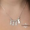 Handmade Boy & Girl Charm Necklace: Sterling Silver Mother's Jewelry- Mother's Day gifts - handmade in Israel
