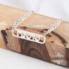 Personalized Hebrew Name Necklace: Sterling Silver Cuban Chain, Jewish Jewelry-Mother's Day Gift - handmade in Israel