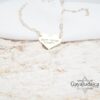 Hebrew Engraved Sterling Silver Heart Pendant Necklace: Judaica Jewelry - handmade in Israel