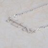 Personalized Hebrew Name Necklace: Sterling Silver Jewish Jewelry-Mother's Day Gift - handmade in Israel