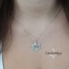 Star of David Necklace with Hebrew Name - Jewish Gift from Israel - handmade in Israel