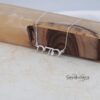 Handcrafted Hebrew Name Necklace: Sterling Silver or Gold Plated, Personalized Judaica Jewelry-Mother's Day Gift - handmade in Israel