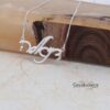 925 Sterling Silver Hebrew Name Necklace - Personalized Israeli jewelry - Gift from Jerusalem-Mother's Day Gift - handmade in Israel