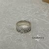 Engraved Hebrew Bible Verse Ring Sparkling- Sterling Silver Judaica Jewelry - handmade in Israel