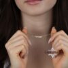 Mini 14K Gold Hebrew Name Necklace Custom Jewish Jewelry - handmade in Israel