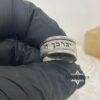 Engraved Hebrew Bible Verse Ring Sparkling- Sterling Silver Judaica Jewelry - handmade in Israel