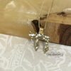 Solid gold hammered Chai pendant, handmade in Israel