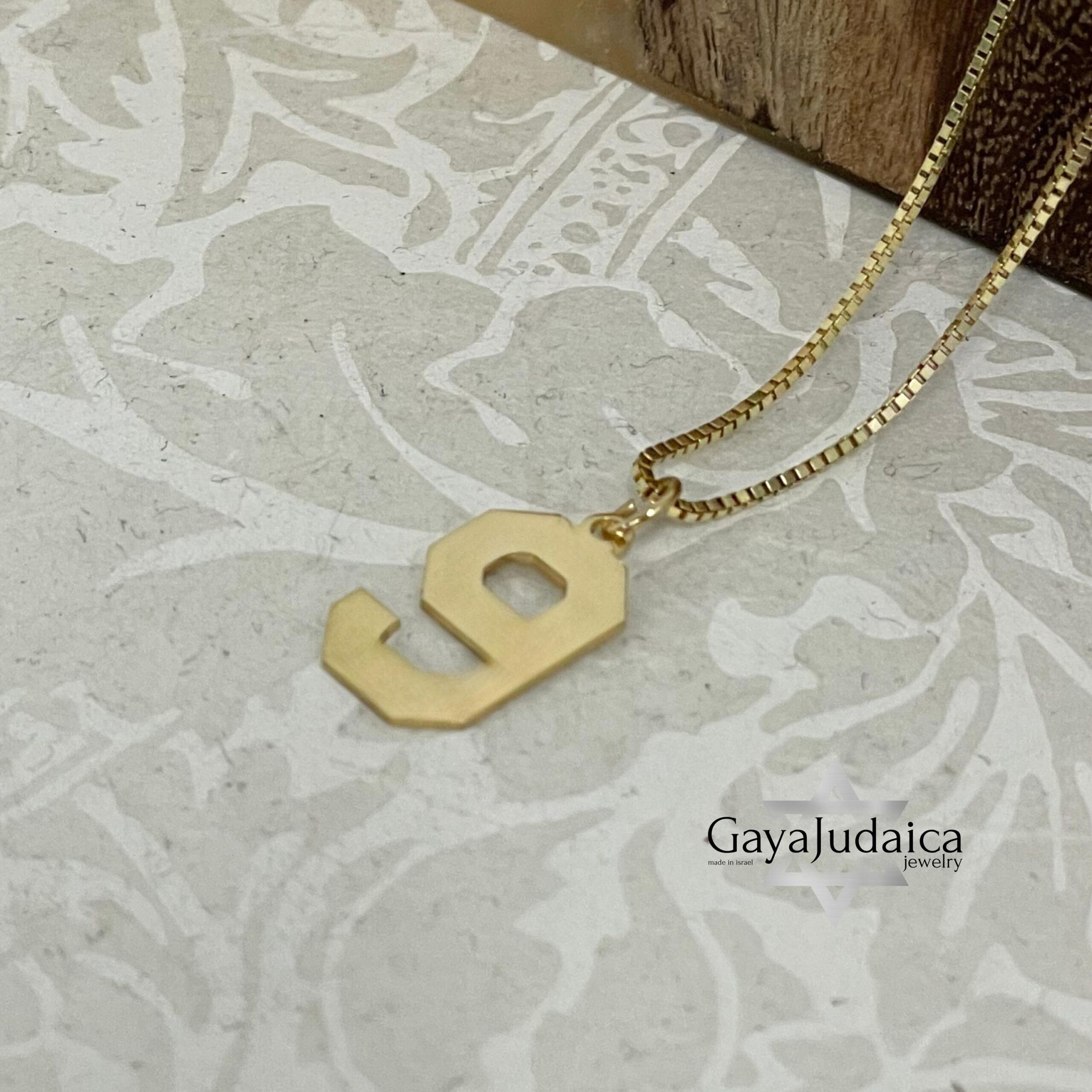 Number Necklace 14K Solid Gold, Custom Jersey or Anniversary Date, 17mm Pendant Number Necklace 14K Solid Gold, Custom Jersey or Anniversary Date, 17mm Pendant