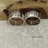 Custom Hebrew Name Ring: 925 Sterling Silver or 24K Gold Plated, Jewish Jewelry - handmade in Israel