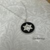 Personalized Sterling Silver Star of David Necklace Handmade in Israel - handmade in Israel