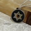 Personalized Sterling Silver Star of David Necklace Handmade in Israel - handmade in Israel