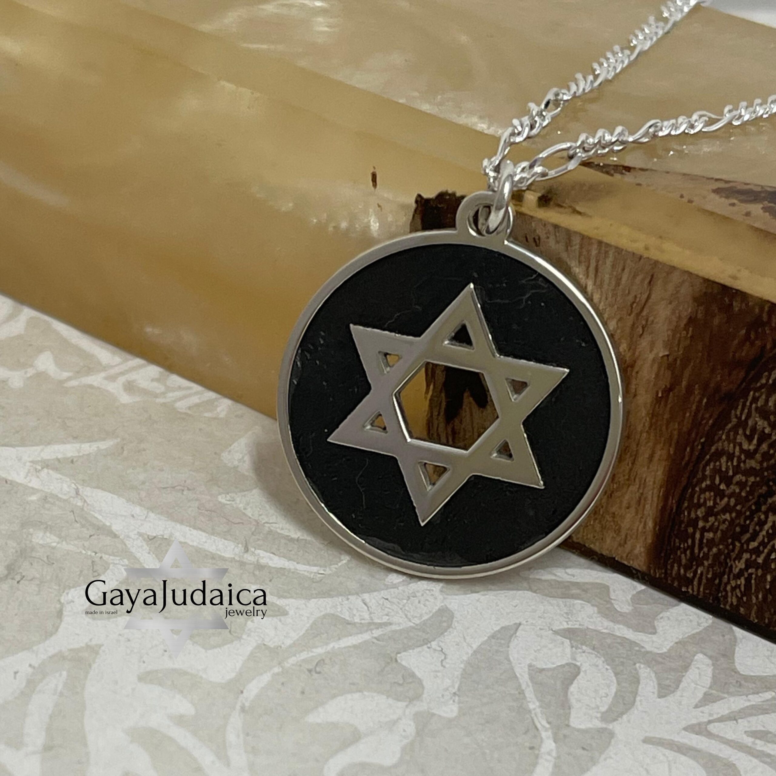 Personalized Star of David Necklace, Sterling Silver, Handmade in Israel Personalized Star of David Necklace, Sterling Silver, Handmade in Israel
