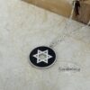 Personalized Sterling Silver Star of David Necklace Handmade in Israel - handmade in Israel