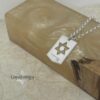 Personalized Hebrew Name Star of David Necklace, Sterling Silver Jewish Pendant - handmade in Israel