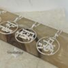 Bible Verse Necklace Sterling Silver, Custom Hebrew Cutout Disc 27mm, Gold or Rose Plated - handmade in Israel