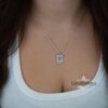Personalized Hebrew Name Star of David Necklace, Sterling Silver Jewish Pendant - handmade in Israel