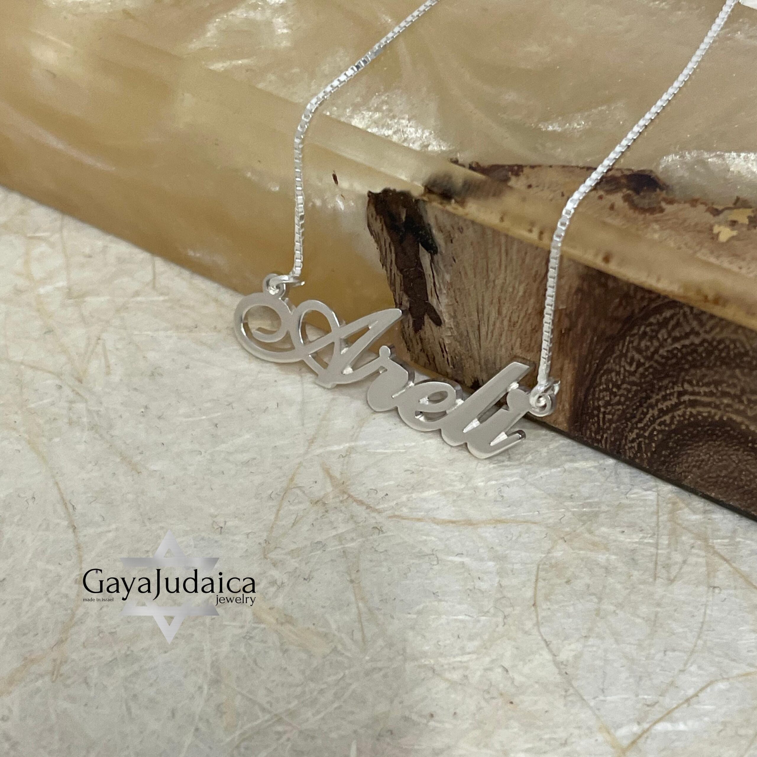 Personalized Name Necklace, 925 Sterling Silver, Two Thicknesses Personalized Name Necklace, 925 Sterling Silver, Two Thicknesses