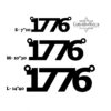 Lucky Number Necklace, 925 Sterling Silver, Single Digit Pendant, Rose or Yellow Gold Plated - handmade in Israel