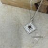 Nano Tanakh Bible Necklace with Zircons | Handmade Jewish Jewelry | Israel Gift - handmade in Israel