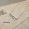 Sterling Silver Hebrew Name Necklace Personalized Jewish Name Jewelry - handmade in Israel