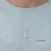 Engraved Bible verse pendant, handmade in Israel