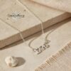 Lucky Number Necklace, 925 Sterling Silver, Single Digit Pendant, Rose or Yellow Gold Plated - handmade in Israel
