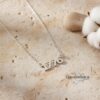 Lucky Number Necklace, 925 Sterling Silver, Single Digit Pendant, Rose or Yellow Gold Plated - handmade in Israel