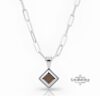 Nano Bible Necklace, Tanakh Pendant on Paperclip Chain, Sterling Silver or Gold Plated - handmade in Israel