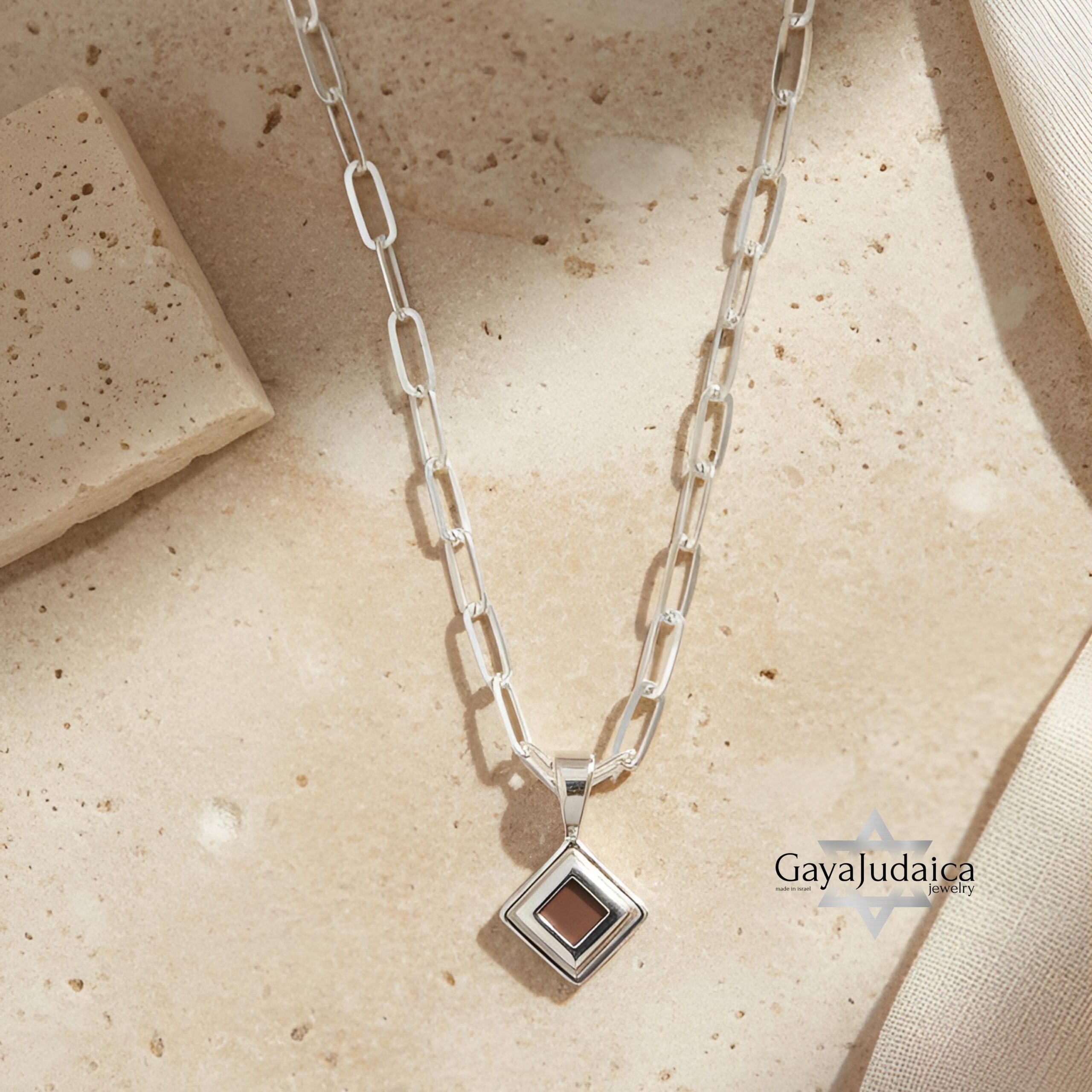 Nano Bible Necklace, Tanakh Pendant on Paperclip Chain, Sterling Silver or Gold Plated Nano Bible Necklace, Tanakh Pendant on Paperclip Chain, Sterling Silver or Gold Plated